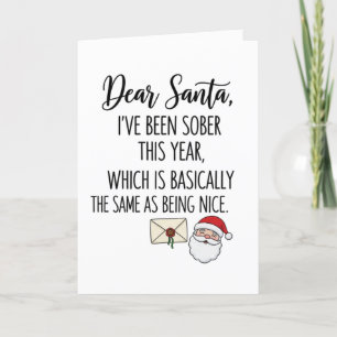 Cartão De Festividades Sober natal