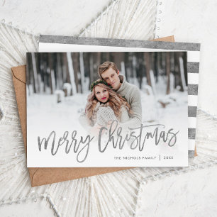 Cartão De Festividades Sobreposição de Fotografias de Script Feliz Nata