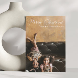 Cartão De Festividades Sobreposição de Roteiro de Feliz Natal Foto Vertic