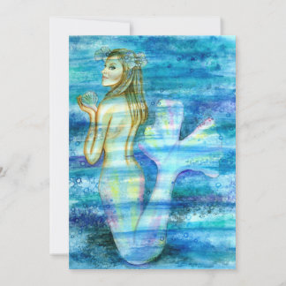 Cartão De Festividades Solange Mermaid JL Biel