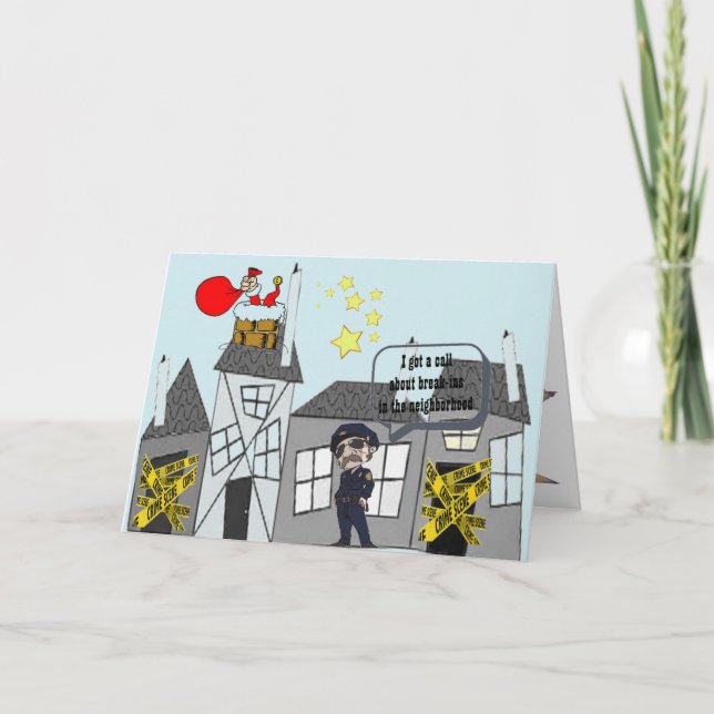 Cartão De Festividades Solucionadores de crimes (Frente)