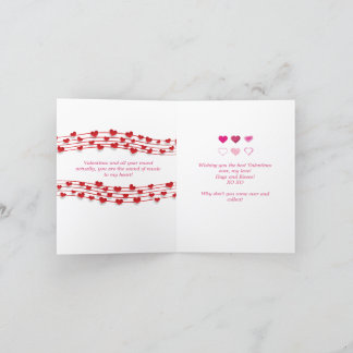 Cartão De Festividades Som de Música para a minha Placa de Dia de os namo