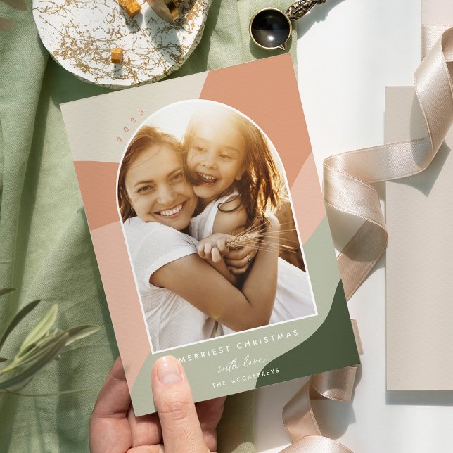 Cartão De Festividades Sombras alegres | Foto de arco vertical (Criador carregado)