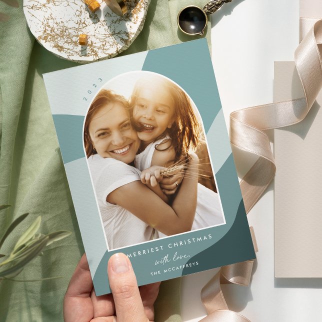 Cartão De Festividades Sombras alegres | Foto de arco vertical (Criador carregado)