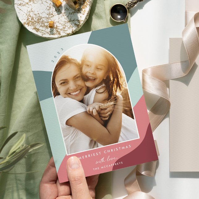 Cartão De Festividades Sombras alegres | Foto de arco vertical (Criador carregado)