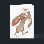 Cartão De Festividades some bunny loves me<br><div class="desc">Holidays are meant to be shared with the ones you love!</div>