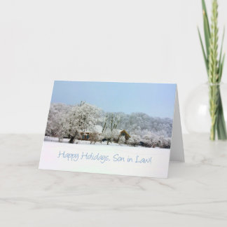 Cartão De Festividades son in law Merry Christmas card