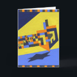 Cartão De Festividades Sonho de fiação<br><div class="desc">O dreidel, um top usado para jogar um jogo tradicional de Chanucá, tem uma carta hebraica em cada um de seus quatro lados. Elas são as primeiras letras das palavras que compõem a frase hebraica "Um milagre excelente aconteceu lá." Isso se refere ao milagre de Chanucá que aconteceu em Israel...</div>
