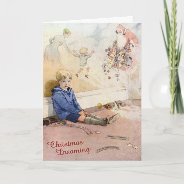 Cartão De Festividades Sonho de Natal - Aplicação Honra C (Frente)