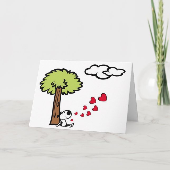 Cartão De Festividades Sonho do amor (Frente)