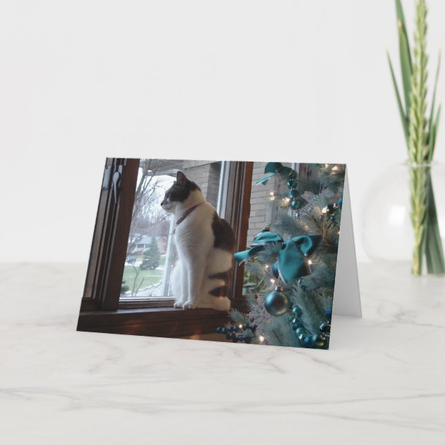 Cartão De Festividades Sonhos do Natal (Frente)