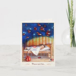 Cartão De Festividades Sonhos se tornam realidade