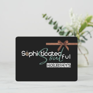 Cartão De Festividades Sophisticated Soul