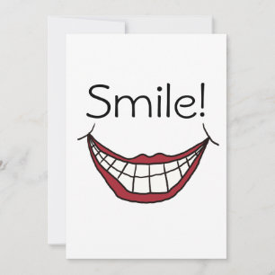 Cartão De Festividades Sorria!