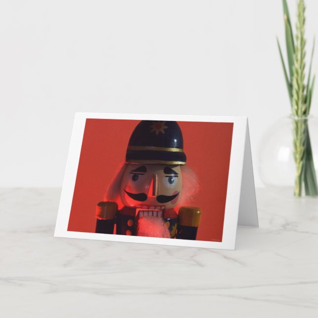 Cartão De Festividades sorriso rachado (Frente)