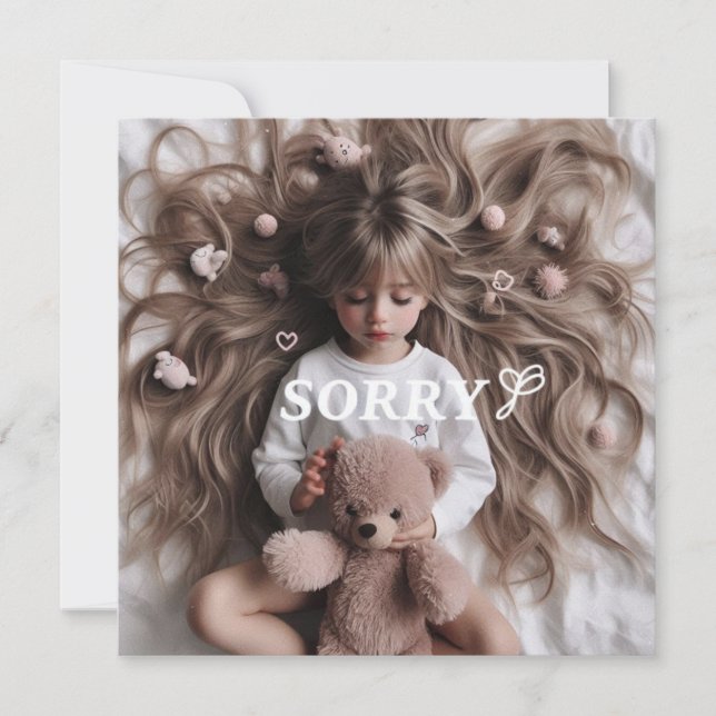 Cartão De Festividades Sorry Cards  (Frente)