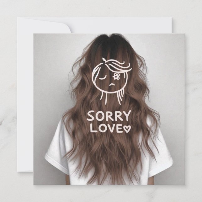 Cartão De Festividades Sorry Cards  (Frente)
