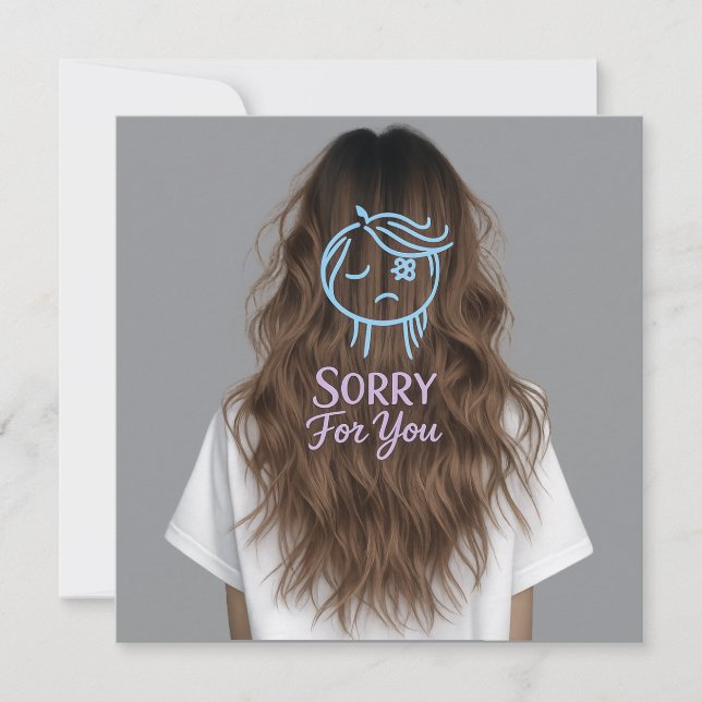 Cartão De Festividades Sorry Cards  (Frente)