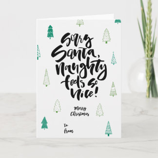 Cartão De Festividades Sorry Santa...