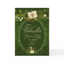 Sorvete de Natal alemão e verde