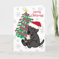 Sorvete Natal Black Labrador Licença