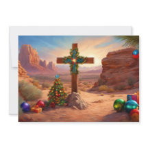Southwest Christmas Card Personalized