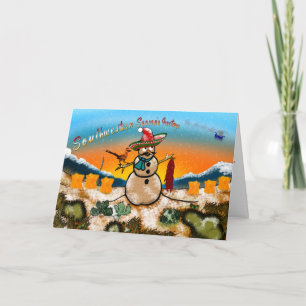 Cartão De Festividades Southwestern Season's Greetings