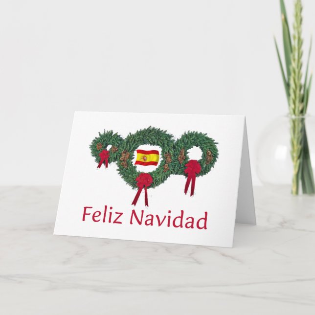 Cartão De Festividades Spain Christmas 2 (Frente)