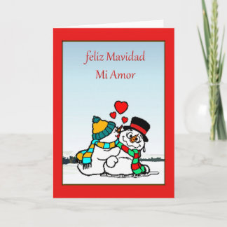 Cartão De Festividades Spanish Christmas Card