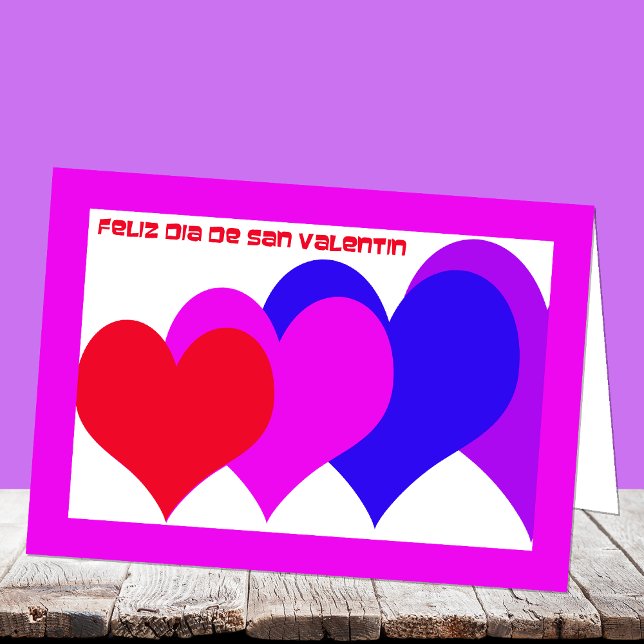 Cartão De Festividades Spanish Valentine Card (Criador carregado)