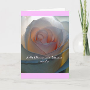 Cartão De Festividades Spanish Valentine Mom Card