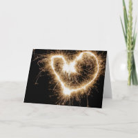 Sparkler heart