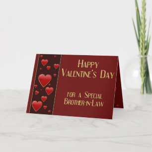 Cartão De Festividades Special Brother-in-Law Masculine Valentine Card