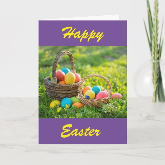 CARTÃO DE FESTIVIDADES **SPECIAL EASTER WISHES TO MY FRIEND*** CARD (Frente)