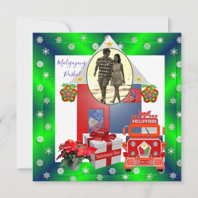 Cartão De Festividades Special Moment, Philippine Culture Christmas Card (Frente)