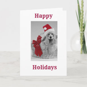 CARTÃO DE FESTIVIDADES **SPECIAL WISH** FOR **HAPPY HOLIDAYS** TO YOU