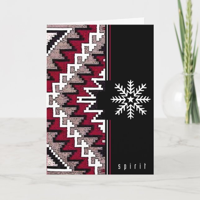 Cartão De Festividades Spirit Christmas Card (Frente)