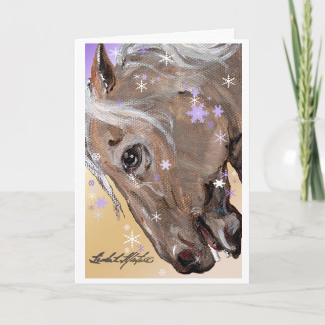 Cartão De Festividades Spirit of the Mustang Christmas Card (Frente)