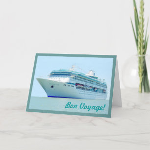 Cartão De Festividades Splendid Sailing Bon Voyage Card