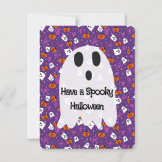 Cartão De Festividades Spooky Halloween