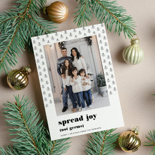 Cartão De Festividades Spread Joy, Not Germs   Funny 2020 Photo