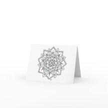 Spring Snowflake 2 Notecard