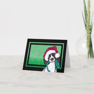 Cartão De Festividades Springer Spaniel Natal