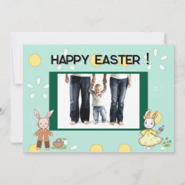 Cartão De Festividades Springtime Bunny Joy Card