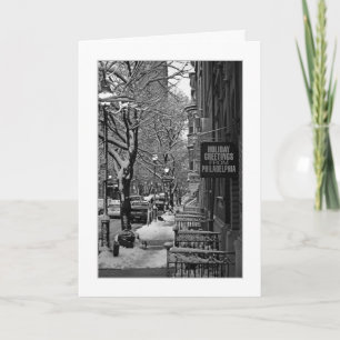 Cartão De Festividades Spruce St. Philadelphia GREETING CARD
