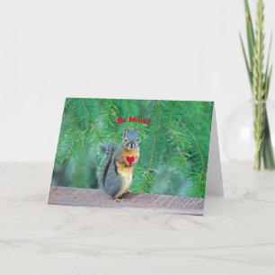 Cartão De Festividades Squirrel Valentine
