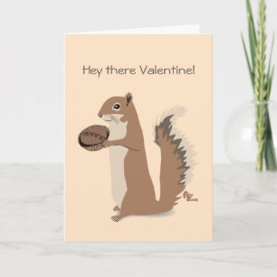 Cartão De Festividades Squirrel Valentine's Day Card