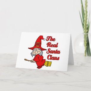 Cartão De Festividades Sra. Claus