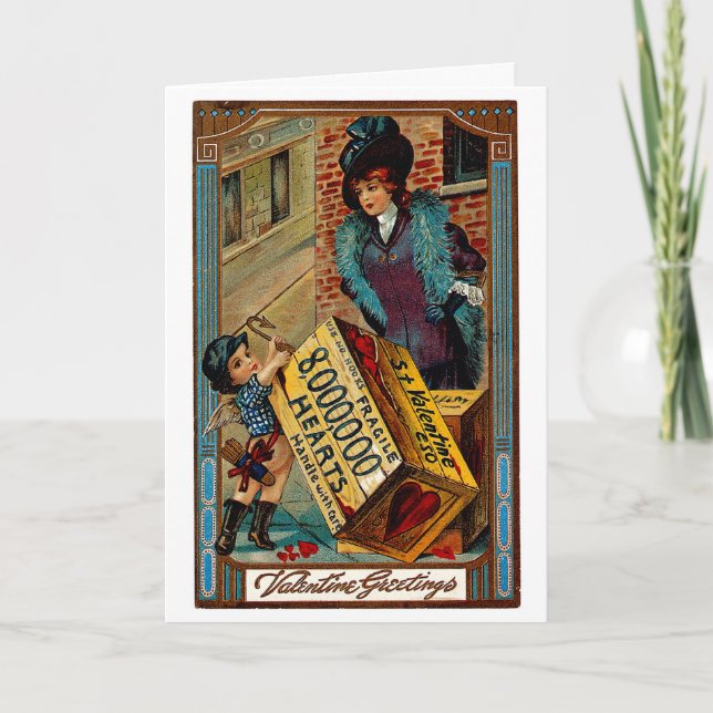 Cartão De Festividades St. Caixa dos namorados (Frente)