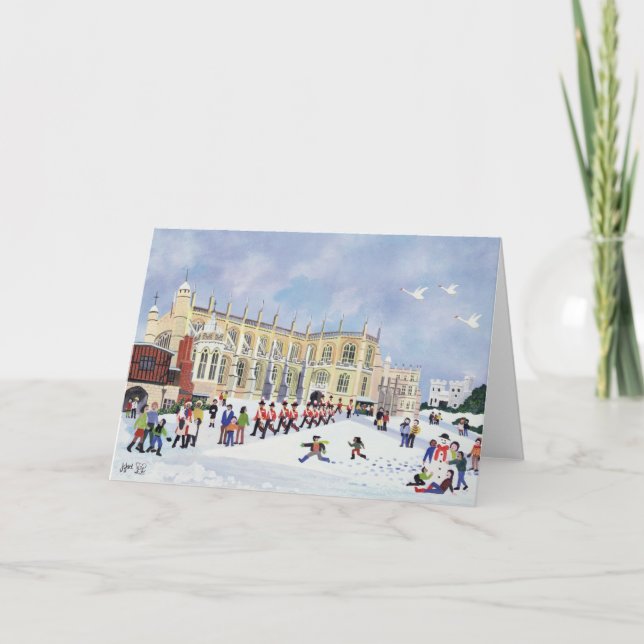 Cartão De Festividades St. George's Chapel Windsor (Frente)